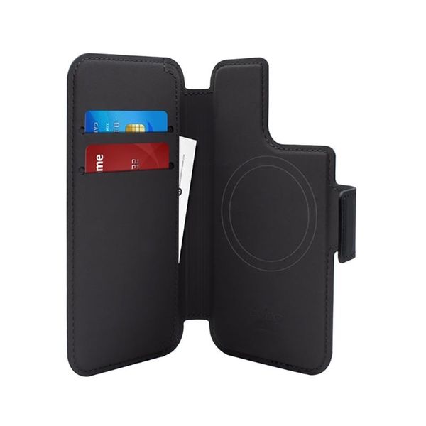 PURO Folio MagSafe Case - Etui iPhone 14 Pro / 13 Pro (czarny) zdjęcie 1