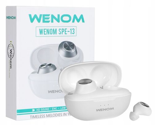 SŁUCHAWKI BEZPRZEWODOWE DOKANAŁOWE SPE-13 BLUETOOTH WODOODPORNE 2 mikrofony na Arena.pl