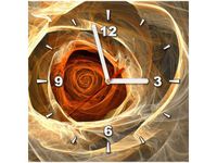 30X30CM ZEGAR RÓŻA KTALNA OBRAZ DREWNO