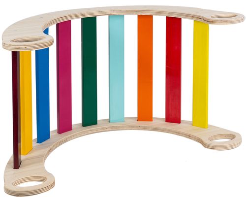 Bujak Huśtawka Tęczowy Most + PODUSZKA Zestaw Montessori na Arena.pl
