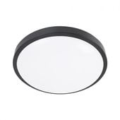 Plafon LED Luvo 18W okrągły 4000K czarny czujn DIP