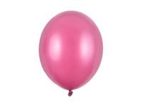 Balony metallic różowe hot pink strong, 30 cm 3 szt.