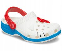 Dziecięce Buty Chodaki Crocs Classic Hello Kitty 209469 Clog 25-26