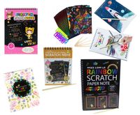 Kolorowanka wydrapywanka ZDRAPYWANKA 120 kart MIX