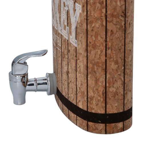 Duża Piersiówka w Kształcie Beczki z Kranikiem 128nOZ ok. 3840 ml na Arena.pl