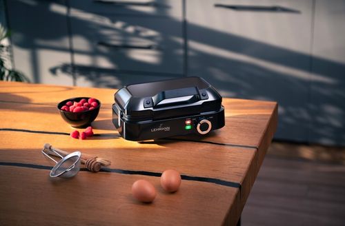 GOFROWNICA 2 DUŻE CHRUPIĄCE GOFRY MOCNA 2000W NIEPRZYWIERAJĄCA POWŁOKA na Arena.pl