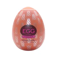 tenga egg cone ii - elastyczny model intymny, brązowy, 70 mm
