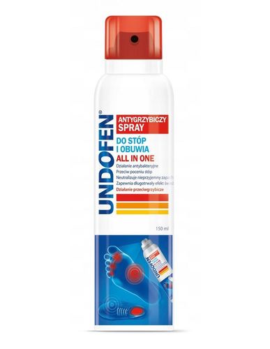 UNDOFEN Spray do Stóp i Obuwia Antygrzybiczy 150 ml Świeżość i Komfort na Arena.pl