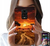 ETUI DO XIAOMI NOTE 9 PRO / 9S - SAFARI AFRYKA ZACHÓD SŁOŃCA PIĘKNE WIDOK