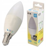 Żarówka led E14 świeca ciepła biała 800lm 8W Vita