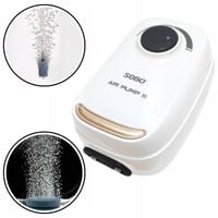 NAPOWIETRZACZ DO AKWARIUM MOCNA POMPKA Z REGULACJĄ 2 OTWORY 3W 440L/h