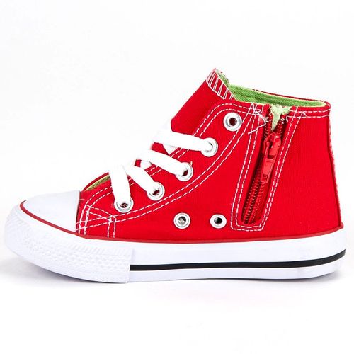 Wysokie czerwone trampki r.29 na Arena.pl