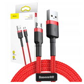 kabel usb do micro usb baseus cafule 2.4a 1m (czerwony)