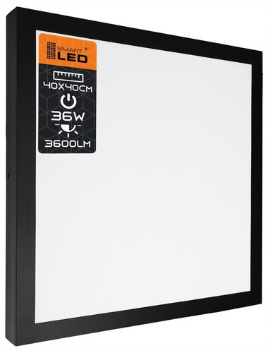 Panel LED natynkowy plafon sufitowy kwadratowy 36W 40x40 cm duży na Arena.pl