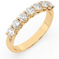 pierścionek z żółtego złota 585 z diamentem (brylantem) 0,7 ct g/si