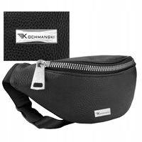 KOCHMANSKI saszetka nerka damska biodrowa na pas wodoodporna czarna