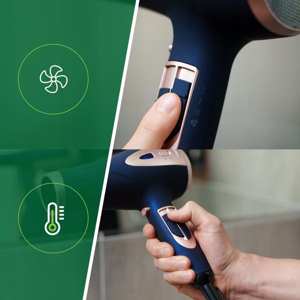 Suszarka do włosów 2400W Z JONIZACJĄ Zimny nawiew + Koncentrator i Dyfuzor zdjęcie 4