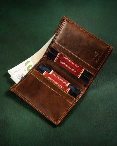 cienki portfel męski na karty - peterson na Arena.pl