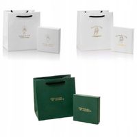 ZŁOTY ŁAŃCUSZEK I MEDALIK KOMUNIJNY MATKA BOSKA CZĘSTOCHOWSKA 18K + GRAWER