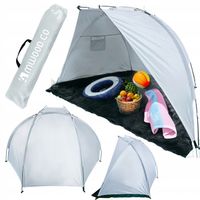 NAMIOT PLAŻOWY TURYSTYCZNY PARASOL PARAWAN SKŁADANY OGRODOWY +POKROWIEC