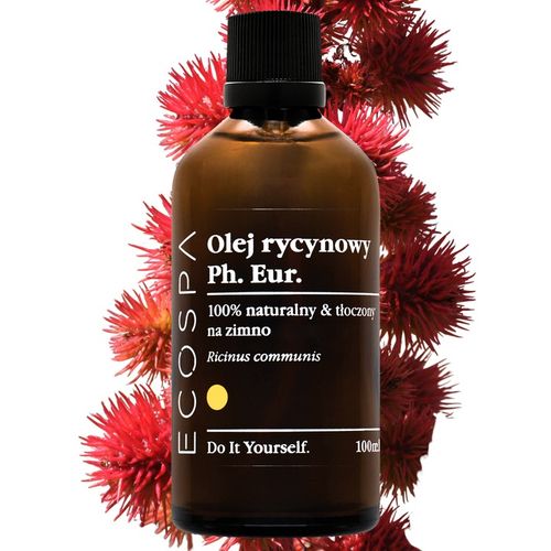 NATURALNY OLEJ RYCYNOWY NIERAFINOWANY TWARZ WŁOSY BRWI RZĘSY 100 ML ECOSPA na Arena.pl