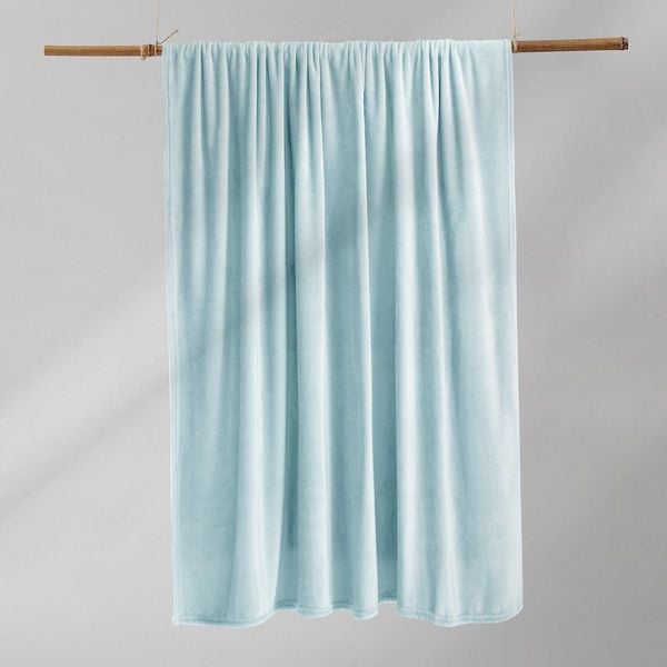 Koc z Mikrofibry 70x150 błękitny DecoKing zdjęcie 6