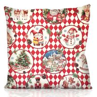 Poszewka Welurowa 45X45 Świąteczna 21160