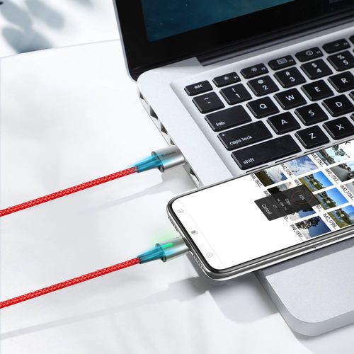 BASEUS LIGHTNING MAGNETIC CABLE 100CM RED na Arena.pl