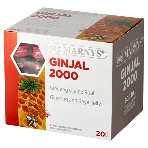 MARNYS GINJAL 2000 Żeń-Szeń i mleczko pszczele 20 fiolek na Arena.pl