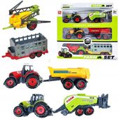 TRAKTOR Z MASZYNAMI ROLNICZYMI PRASA OPRYSKIWACZ