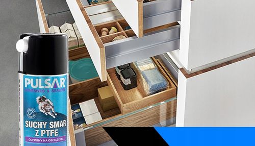 SUCHY SMAR DO BRAM ŁAŃCUCHA SPRAY PULSAR TEFLONOWY PTFE UNIWERSALNY 400 ml na Arena.pl