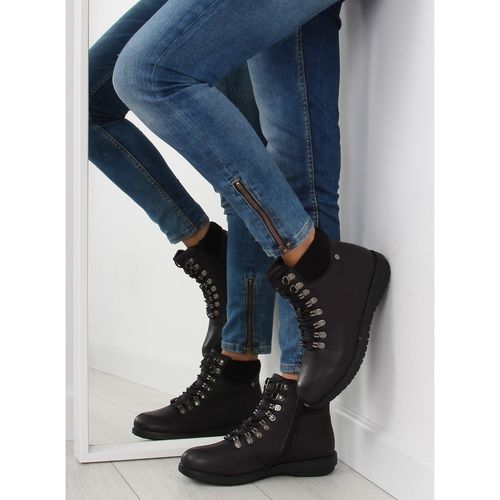 Botki traperki czarne 3971 black r.41 na Arena.pl