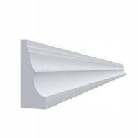 Listwa ścienna 2m DLS16 7cm x 3cm sztukateria dekoracyjna ozdobna ramka