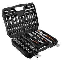 zestaw kluczy nasadowych 1/4'' 1/2'' 94 części - t n10-062