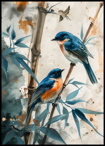 Plakat 67,5x95cm Trzy Ptaki na Arena.pl