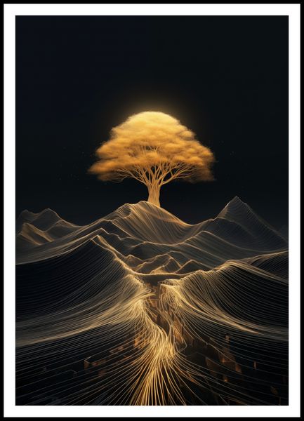 Plakat 70x100cm Drzewo Energii zdjęcie 3