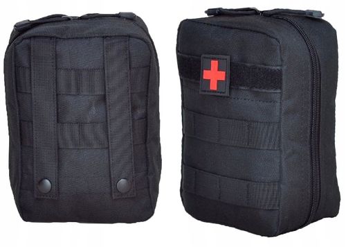 Apteczka Saszetka wojskowa taktyczna MOLLE kieszeń  C51_Czarny na Arena.pl