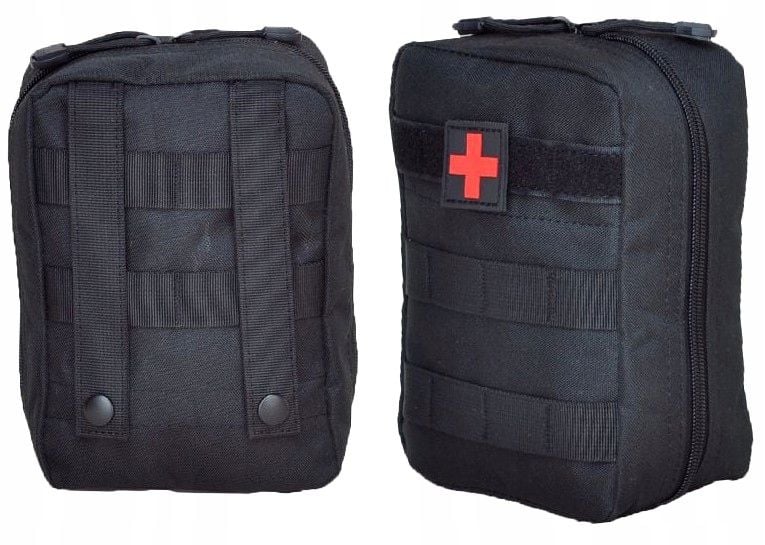 Apteczka Saszetka wojskowa taktyczna MOLLE kieszeń  C51_Czarny zdjęcie 4