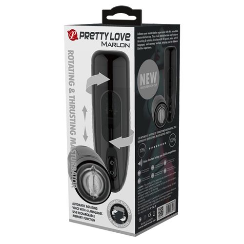 PRETTY LOVE - MARLON Automatic Rotating & Thrusting 10 Function, USB / Voice na Arena.pl
