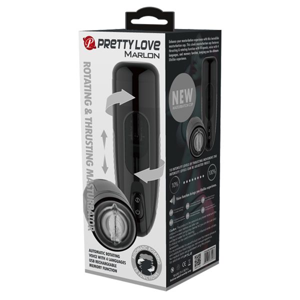 PRETTY LOVE - MARLON Automatic Rotating & Thrusting 10 Function, USB / Voice zdjęcie 15