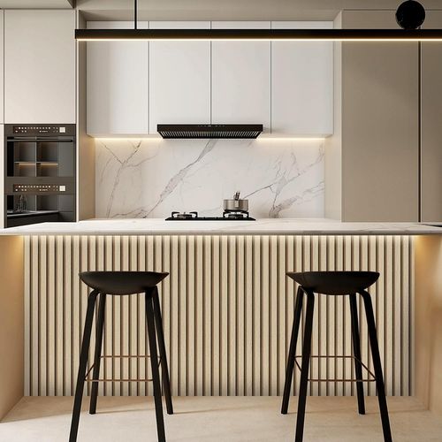 SAMOPRZYLEPNA Z KLEJEM TAPETA LAMEL DESKI ŚCIENNA 3D 45cm x 10m Koanni na Arena.pl