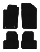 Dywaniki welurowe BASIC do Peugeot 206 1998-2010, czarne
