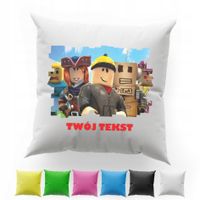 POSZEWKA Z NADRUKIEM BAWEŁNIANA 40x40CM - ROBLOX GRA