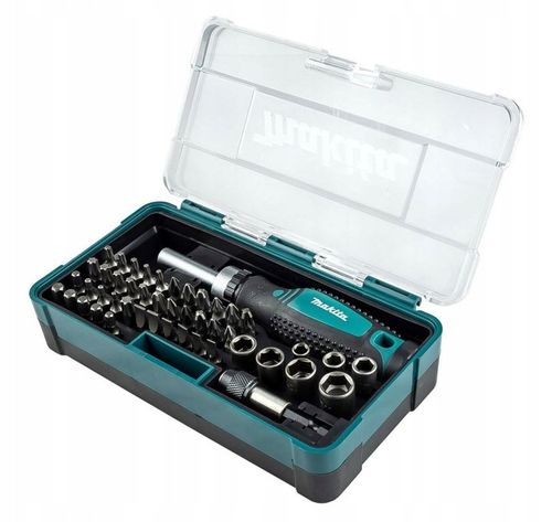 MAKITA wkrętak z grzechotką + bity nasadki B-36170 na Arena.pl