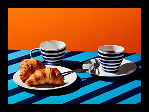 Plakat 18x13cm Croissanty na Arena.pl