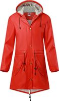 SWAMPLAND Damska Kurtka Przeciwdeszczowa Czerwona XS