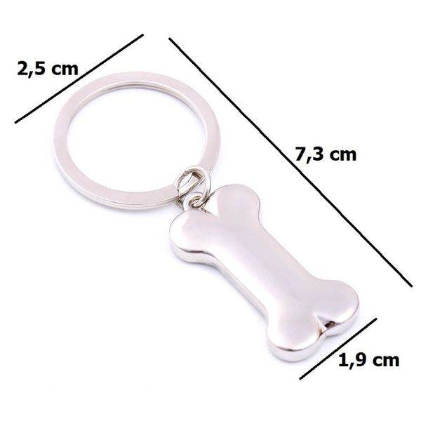 Ozdobny brelok do kluczy Kość zdjęcie 2