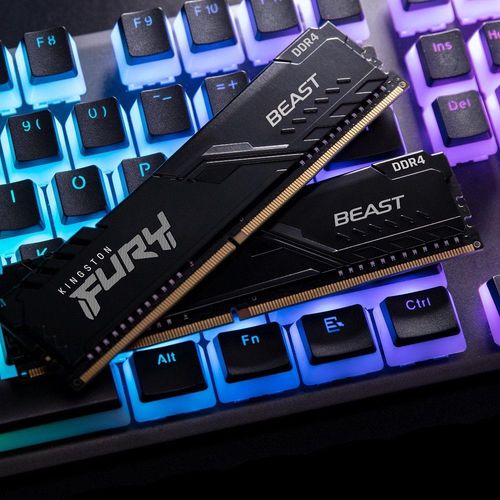 Pamięć DDR4 Kingston Fury Beast 32GB (2x16GB) 3200MHz CL16 1,35V czarna na Arena.pl
