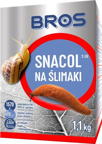 BROS Snacol 3GB trutka, preparat, środek, zwalcza ŚLIMAKI 1,1 kg na Arena.pl