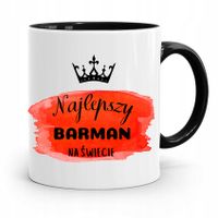 Kubek Prezent Dla Barmana Najlepszy Na Świecie Z Nadrukiem Ze Zdjęciem